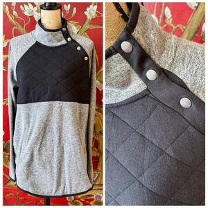 Women’s “Maurices” Quarter-button Fleece Top | #W44